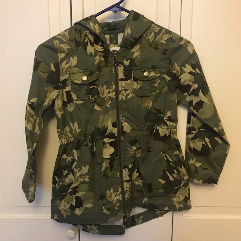 Old Navy Camo Hooded Jacket